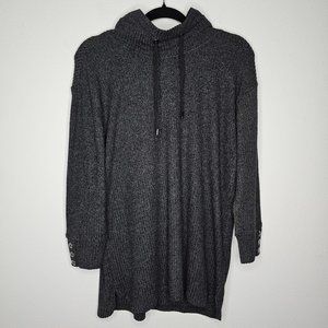 NWT Tommy Hilfiger Women's Charcoal/Ribbed Pullover Size Medium